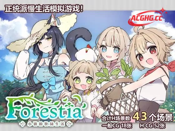 【精品/RPG/中文】Forestia～小镇的牧场生活～v1.3.2【电脑/878M】